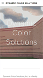 Mobile Screenshot of dynamiccolorsolutions.com